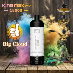 Wholesale BREZE BS King Max Pro 18000 Puffs Disposable Vape Pen with Mesh Coil 24ml Capacity and LED Display Nicotine 0 1 2 1