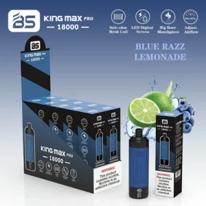 Wholesale BREZE BS King Max Pro 18000 Puffs Disposable Vape Pen with Mesh Coil 24ml Capacity and LED Display Nicotine 0 1 2 17