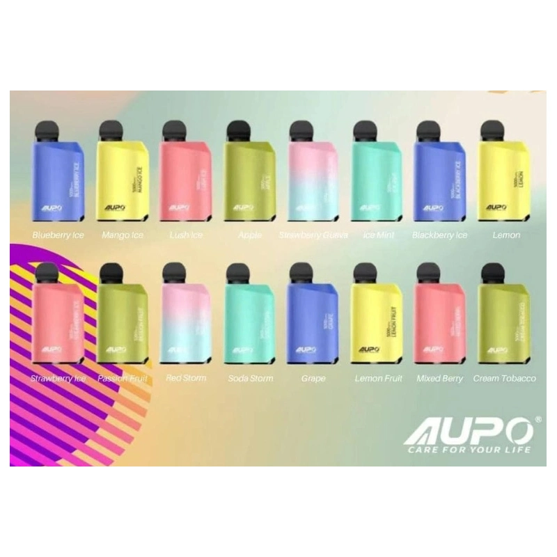 AUPO 8000 Puffs 12ml E-Liquid Low Nicotine Disposable Vape Factory Direct Bulk Buy with 10 Flavors